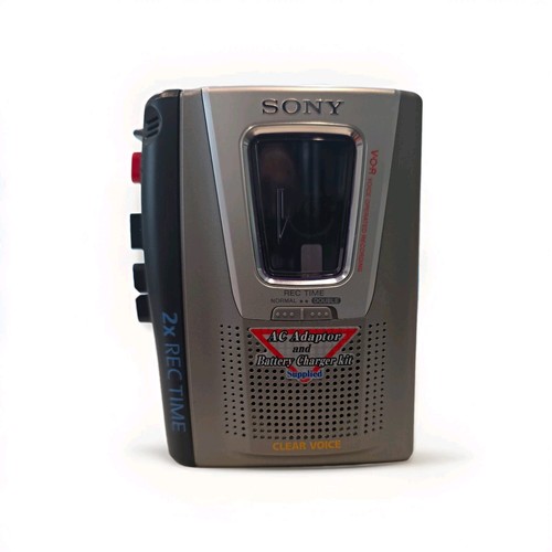Sony cassette corder clear - sony, cassette-corder
